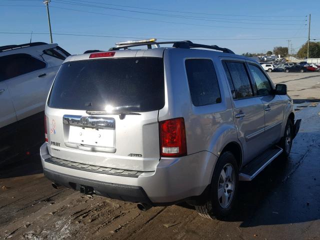 5FNYF4H75BB061990 - 2011 HONDA PILOT EXLN SILVER photo 4