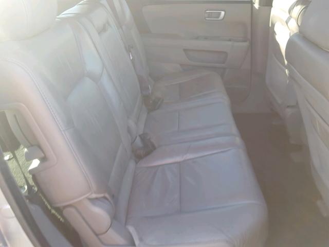 5FNYF4H75BB061990 - 2011 HONDA PILOT EXLN SILVER photo 6