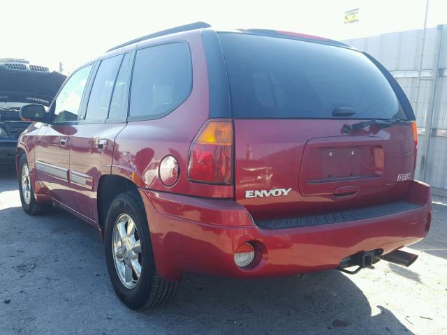 1GKDS13S922389764 - 2002 GMC ENVOY RED photo 3