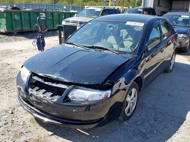 1G8AJ58F67Z158138 - 2007 SATURN ION LEVEL BLACK photo 2