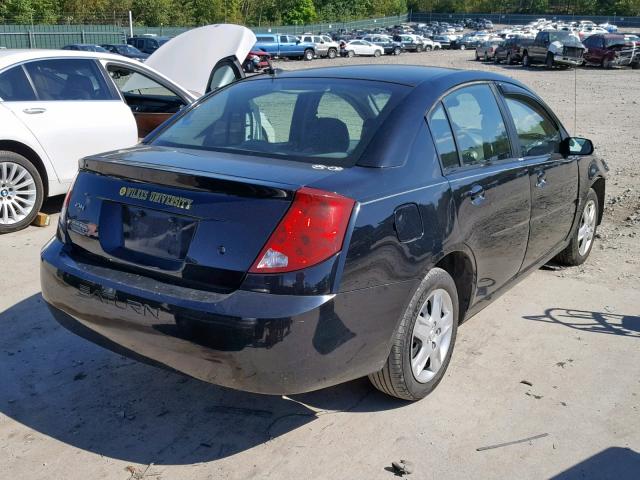 1G8AJ58F67Z158138 - 2007 SATURN ION LEVEL BLACK photo 4
