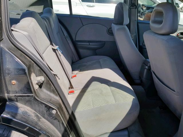 1G8AJ58F67Z158138 - 2007 SATURN ION LEVEL BLACK photo 6
