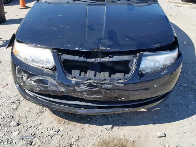 1G8AJ58F67Z158138 - 2007 SATURN ION LEVEL BLACK photo 9