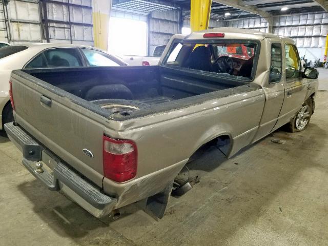 1FTYR15E33PB11124 - 2003 FORD RANGER SUP TAN photo 4