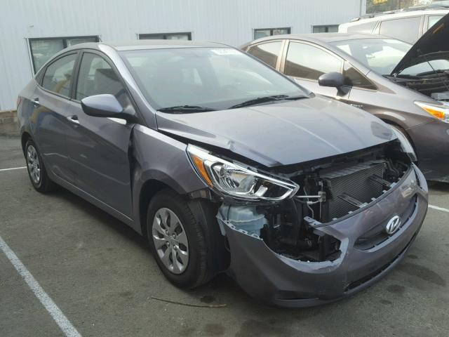 KMHCT4AE4HU169024 - 2017 HYUNDAI ACCENT SE GRAY photo 1