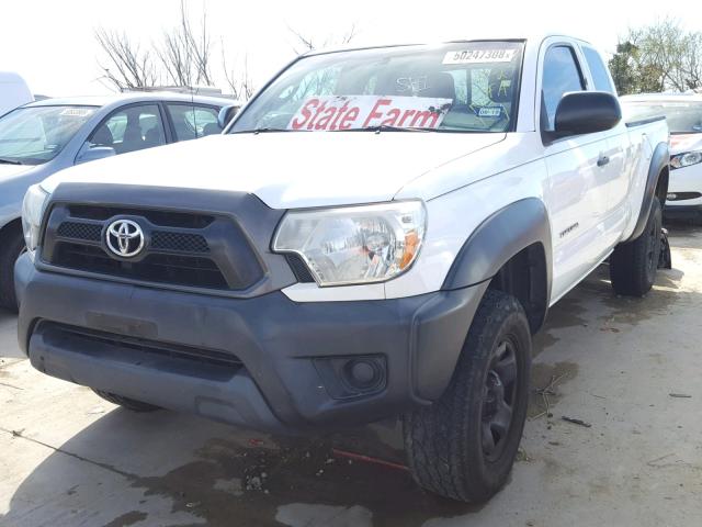 5TFTX4GN1CX008878 - 2012 TOYOTA TACOMA PRE WHITE photo 2