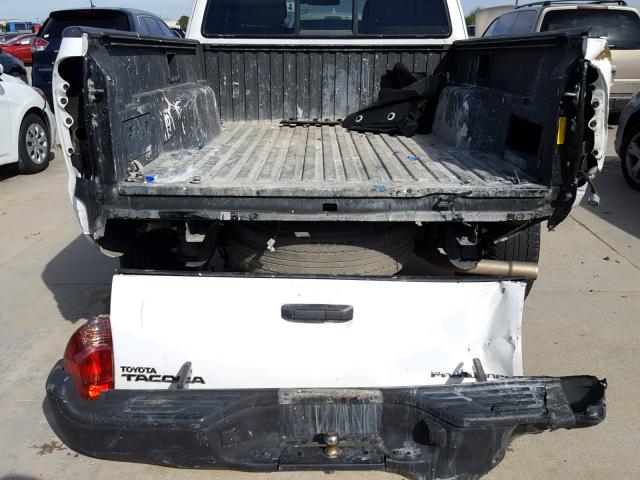 5TFTX4GN1CX008878 - 2012 TOYOTA TACOMA PRE WHITE photo 9