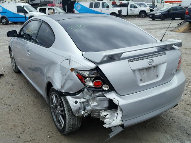 JTKDE3B75A0321265 - 2010 TOYOTA SCION TC 银色 照片 3