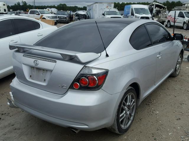 JTKDE3B75A0321265 - 2010 TOYOTA SCION TC 银色 照片 4