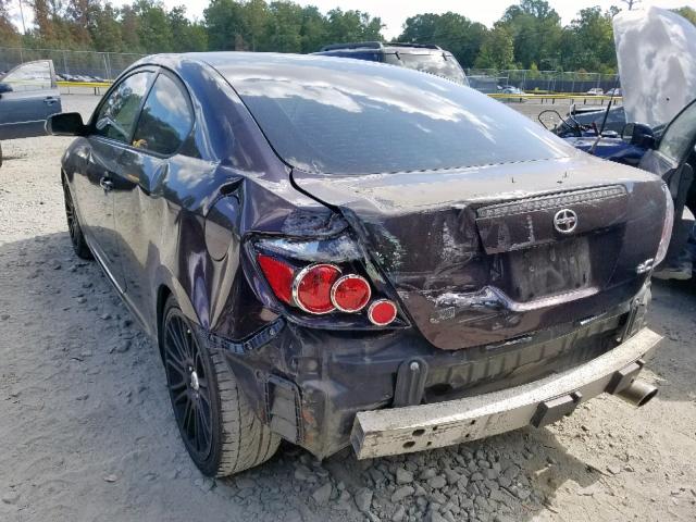 JTKDE167090302133 - 2009 TOYOTA SCION TC შავი ფოტო 3