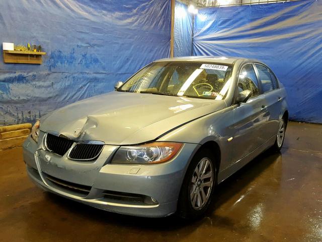 WBAVD13596KV05133 - 2006 BMW 325 XI BLUE photo 2