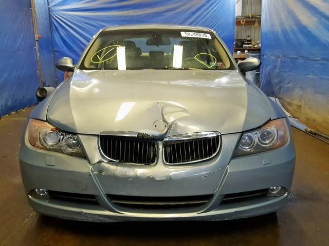 WBAVD13596KV05133 - 2006 BMW 325 XI BLUE photo 9