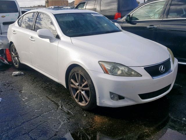 JTHBK262185073267 - 2008 LEXUS IS 250 WHITE photo 1