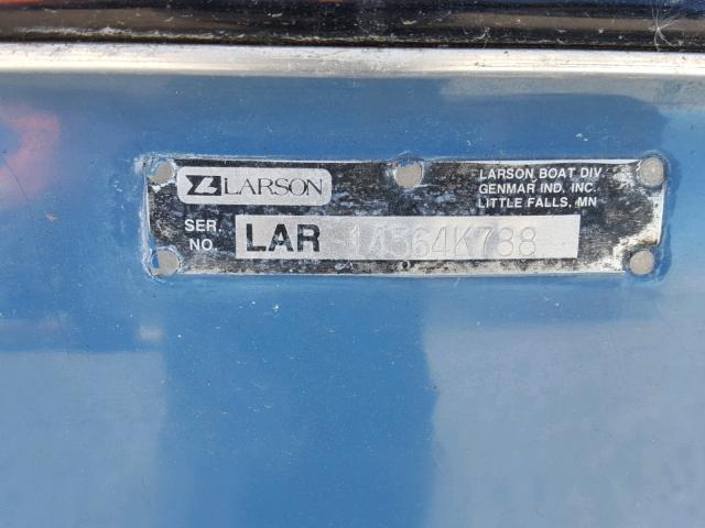 LAR14564K788 - 1988 LARS BOAT 17.5 BLUE photo 10