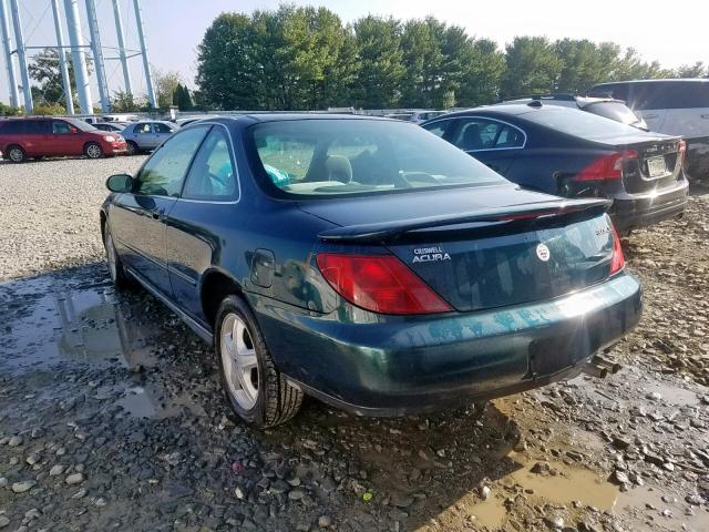19UYA2242VL000584 - 1997 ACURA 3.0CL Зеленый фото 3