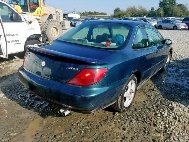19UYA2242VL000584 - 1997 ACURA 3.0CL Зеленый фото 4