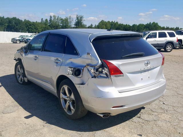 4T3ZK3BB3AU032598 - 2010 TOYOTA VENZA SILVER photo 3