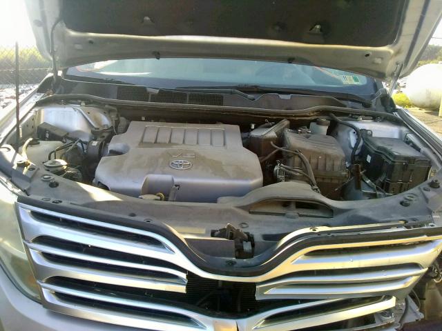 4T3ZK3BB3AU032598 - 2010 TOYOTA VENZA SILVER photo 7