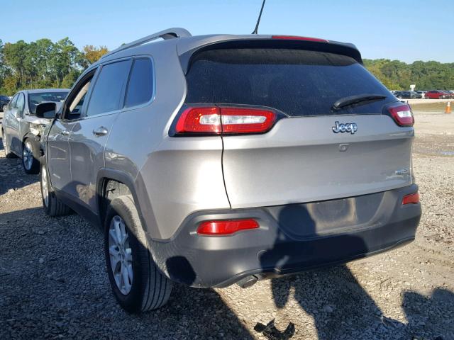 1C4PJLCBXFW616417 - 2015 JEEP CHEROKEE L GRAY photo 3