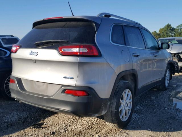 1C4PJLCBXFW616417 - 2015 JEEP CHEROKEE L GRAY photo 4