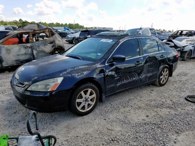 1HGCM66554A030569 - 2004 HONDA ACCORD EX BLACK photo 2