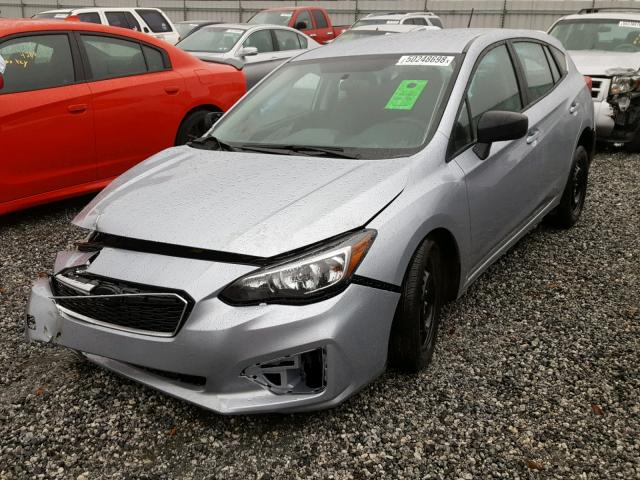 4S3GTAA6XJ1744683 - 2018 SUBARU IMPREZA SILVER photo 2