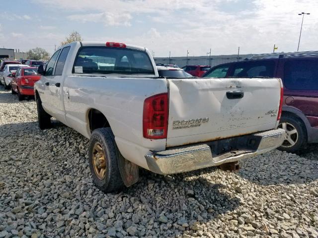 1D7KU28D44J270015 - 2004 DODGE RAM 2500 S თეთრი ფოტო 3