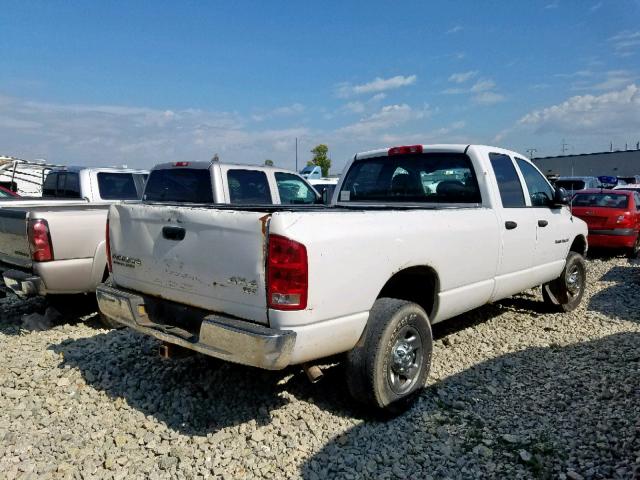 1D7KU28D44J270015 - 2004 DODGE RAM 2500 S თეთრი ფოტო 4