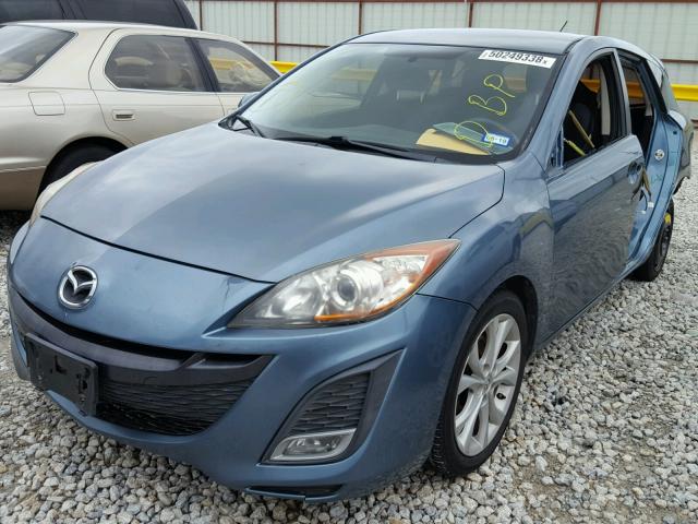 JM1BL1K63B1471757 - 2011 MAZDA 3 S BLUE photo 2