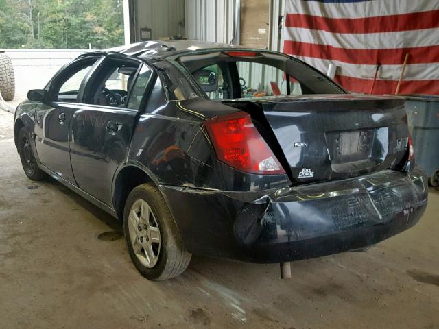 1G8AJ58F97Z127840 - 2007 SATURN ION LEVEL BLACK photo 3