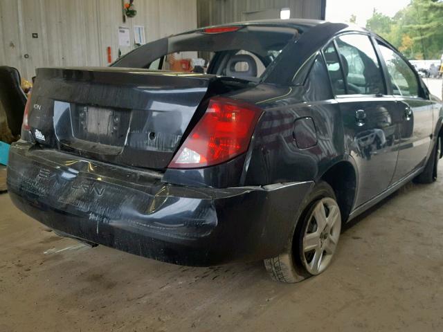1G8AJ58F97Z127840 - 2007 SATURN ION LEVEL BLACK photo 4