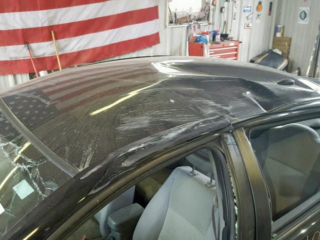 1G8AJ58F97Z127840 - 2007 SATURN ION LEVEL BLACK photo 9