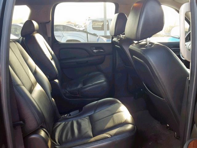 1GKFC16068R140998 - 2008 GMC YUKON XL C BLACK photo 6