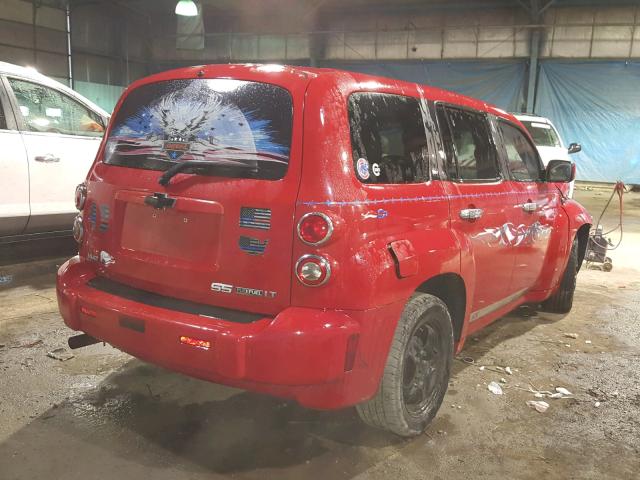 3GNCA23B49S638896 - 2009 CHEVROLET HHR LT RED photo 4