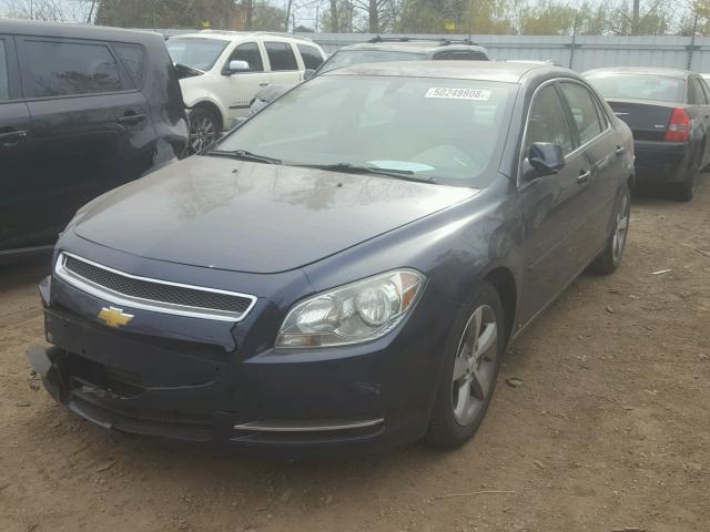 1G1ZJ57B394186558 - 2009 CHEVROLET MALIBU 2LT BLUE photo 2