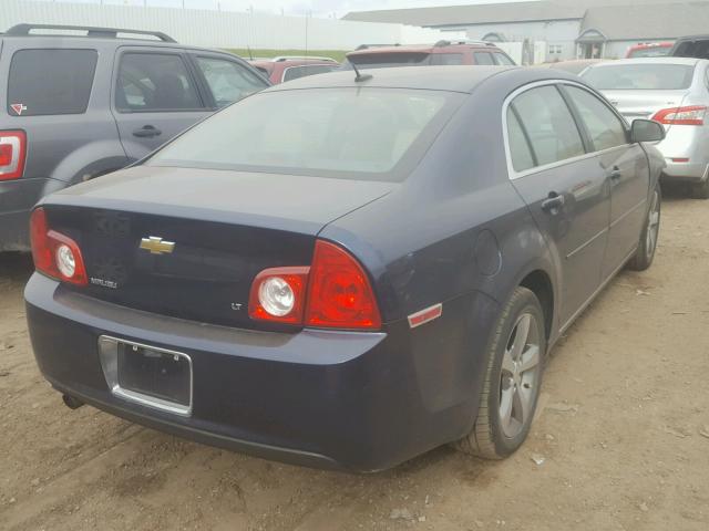 1G1ZJ57B394186558 - 2009 CHEVROLET MALIBU 2LT BLUE photo 4