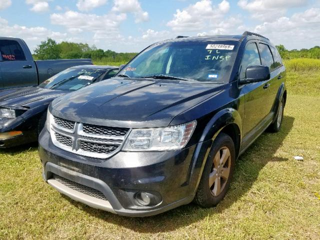 3D4PG1FG4BT552243 - 2011 DODGE JOURNEY MA BLACK photo 2