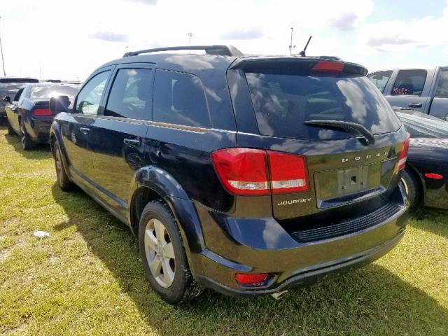 3D4PG1FG4BT552243 - 2011 DODGE JOURNEY MA BLACK photo 3