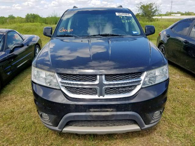 3D4PG1FG4BT552243 - 2011 DODGE JOURNEY MA BLACK photo 9