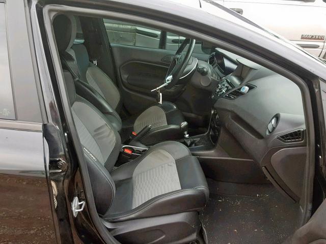 3FADP4GX8EM153923 - 2014 FORD FIESTA ST BLACK photo 5