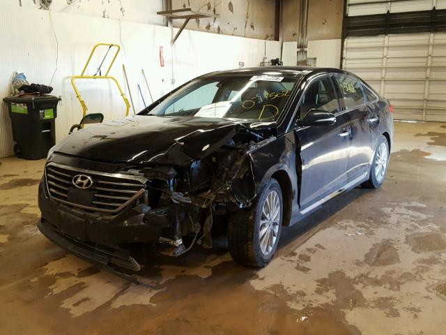 5NPE34AFXFH071502 - 2015 HYUNDAI SONATA SPO SILVER photo 2