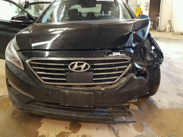 5NPE34AFXFH071502 - 2015 HYUNDAI SONATA SPO SILVER photo 9