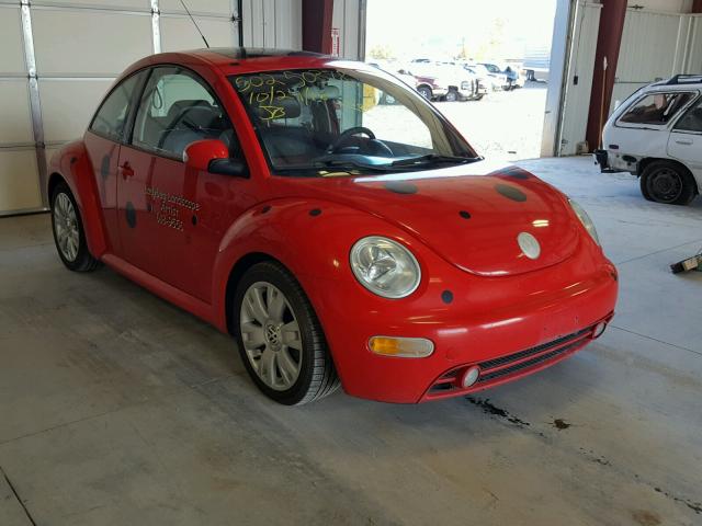 3VWCD21C43M438881 - 2003 VOLKSWAGEN NEW BEETLE RED photo 1