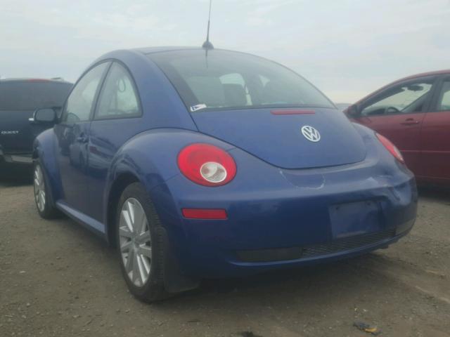 3VWRG31C18M505063 - 2008 VOLKSWAGEN NEW BEETLE BLUE photo 3