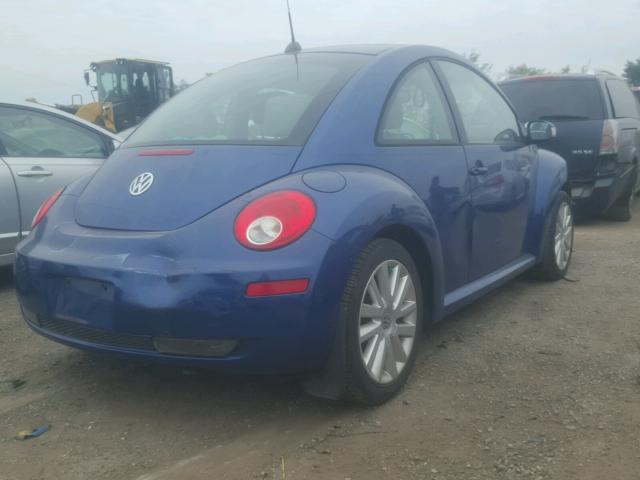 3VWRG31C18M505063 - 2008 VOLKSWAGEN NEW BEETLE BLUE photo 4