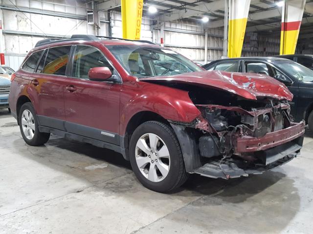 4S4BRBKC6B3320244 - 2011 SUBARU OUTBACK 2. BURGUNDY photo 1