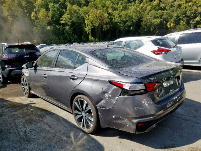 1N4BL4CV6KC145646 - 2019 NISSAN ALTIMA SR GRAY photo 3