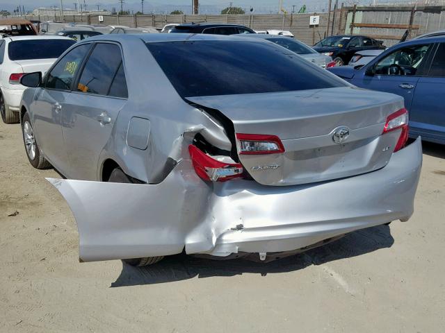 4T4BF1FK7CR159263 - 2012 TOYOTA CAMRY BASE SILVER photo 3