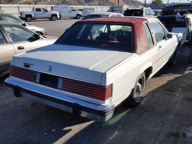 1MEBP93F4DZ685726 - 1983 MERCURY GRAND MARQ WHITE photo 4