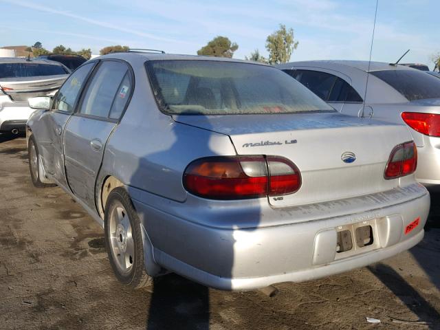 1G1NE52J22M669398 - 2002 CHEVROLET MALIBU LS ვერცხლისფერი ფოტო 3